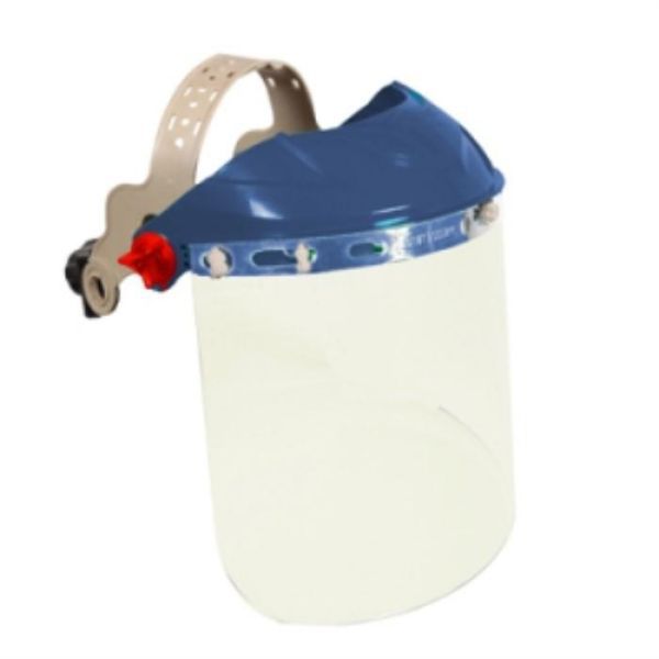 RHINOtec FACE SHIELD BROWGUARD C/W 8"" POLYCARBONATE VISOR