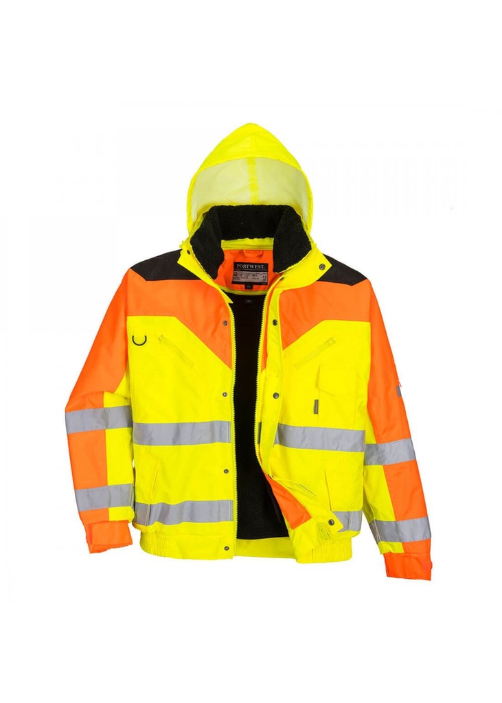 S464 HI-VIS CONTRAST WINTER BOMBER JACKET