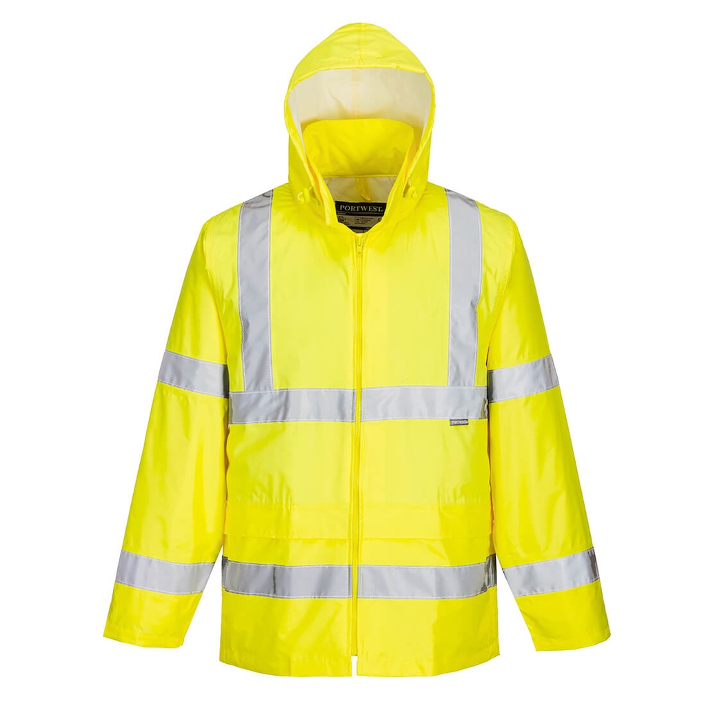 H440 HI-VIZ RAIN JKT 100 % POLYESTER