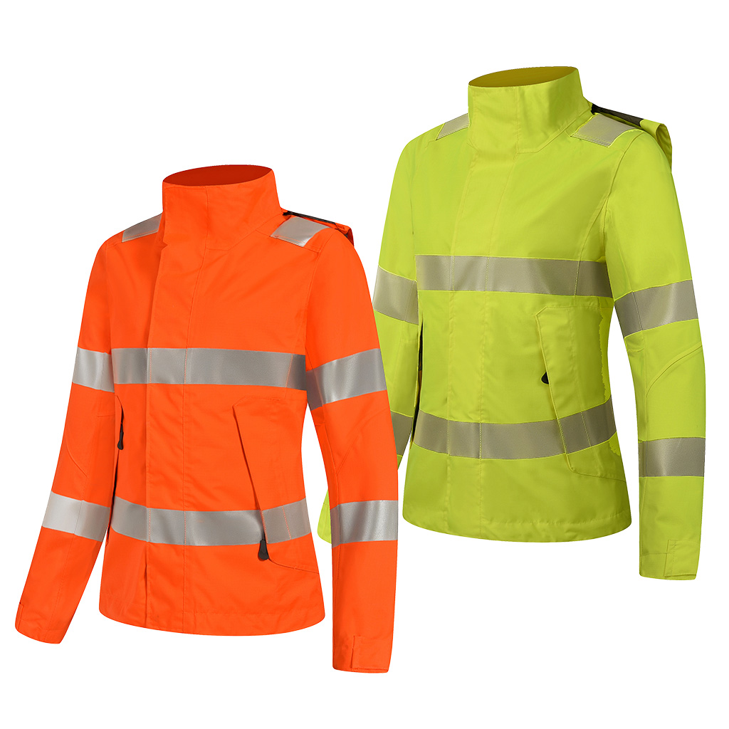 LADIES HI-VIS RIPSTOP WATERPROOF JACKET
