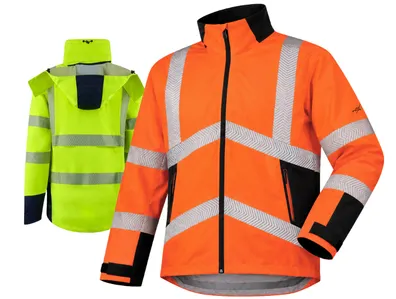 FGXeco LIGHTWEIGHT LAMINATED HI-VIS BREATHABLE W/PROOF 4:4 JKT