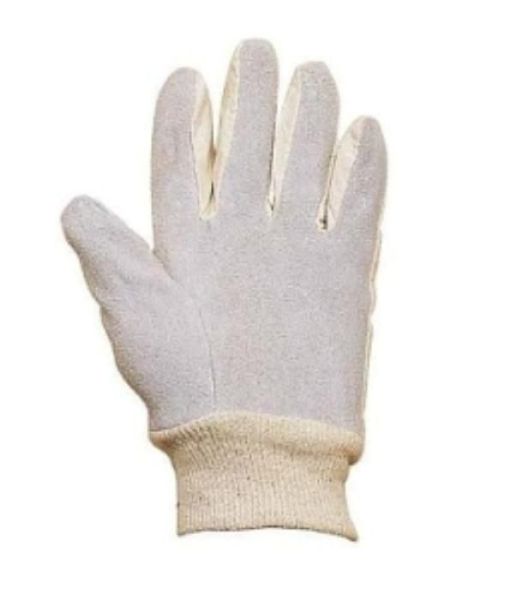GLOVES COTTON CHROME SPLIT LEATHER