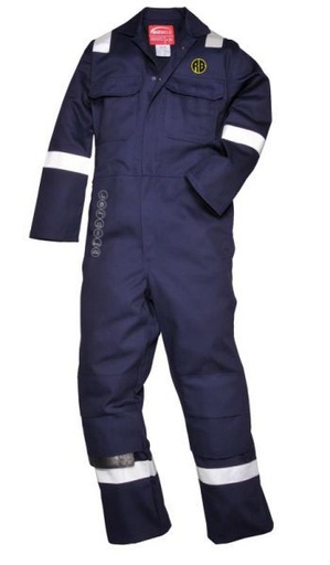 [BS133] FR50 ANTI-STATIC COVERALL C/W TAPES 350G