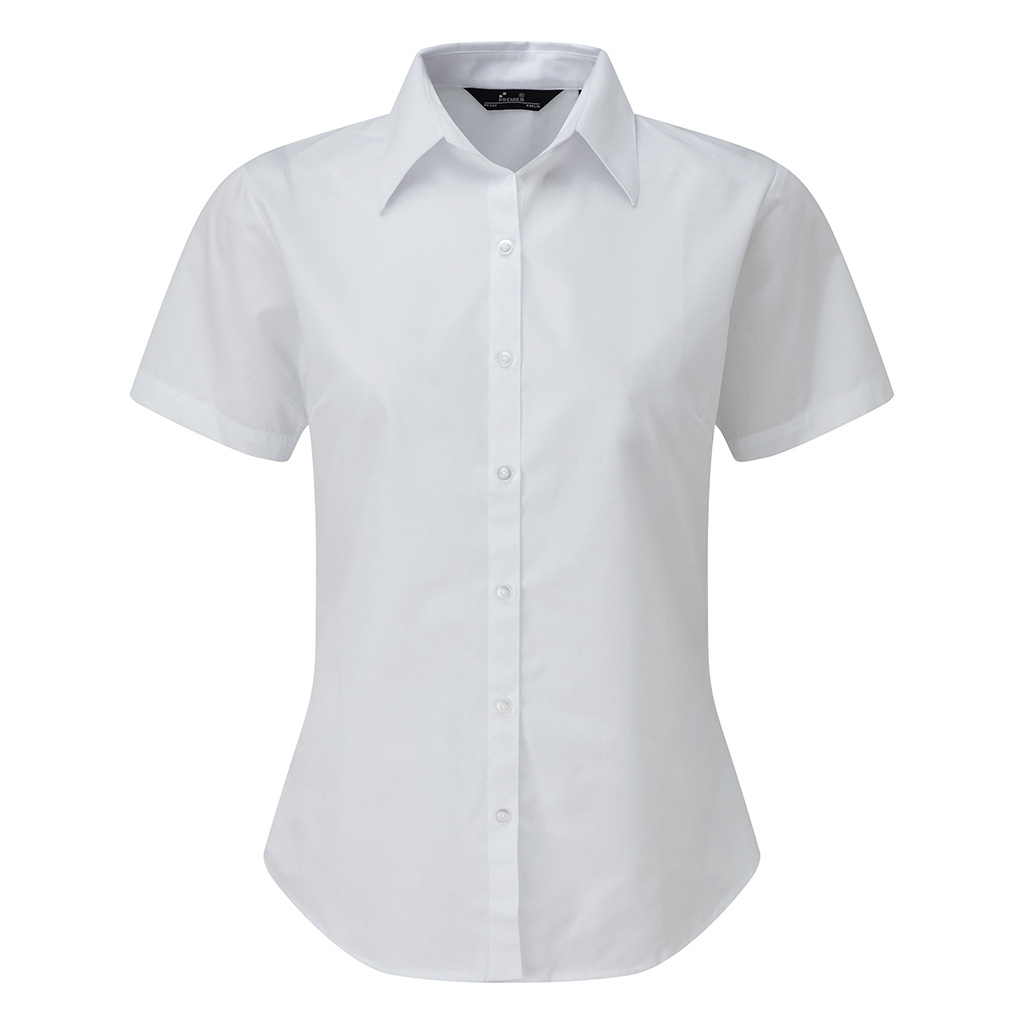 [SH074] PR302 LADIES S/S POPLIN BLOUSE