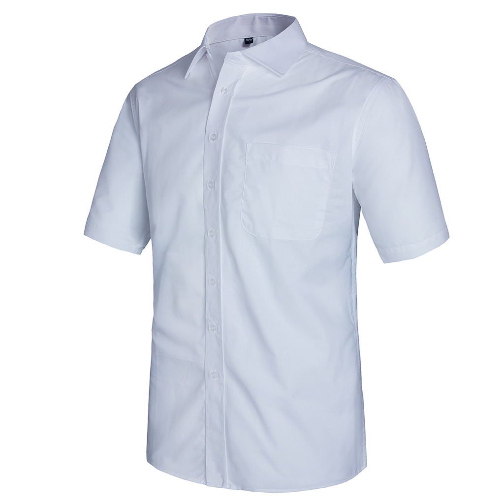 AQUA END ON END CUTAWAY COLLAR SHIRT