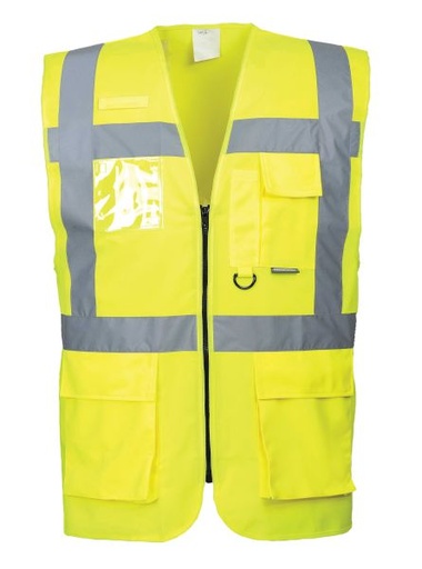 [WC011] HVW801 HI VIS EXEC VEST C.W ID POCKET